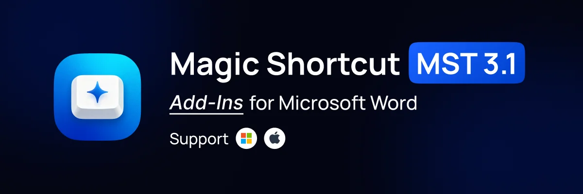 Magic Shortcut for Ms. Word