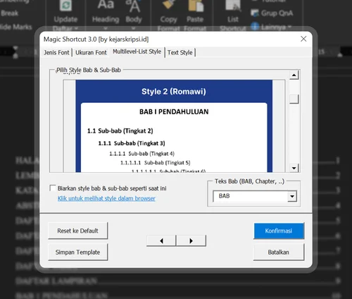 Fitur Untuk Mengatur Dokumen di Microsoft Word Otomatis